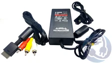 PlayStation 2 Slim Complete Hookup Kit Bundle A/V AV Cable AC Power Supply PS2