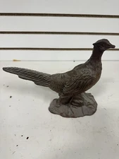 VTG Red Mill Mfg Hand Crafted Pheasant Figurine Heavy Pecan Resin Bird Brown BH