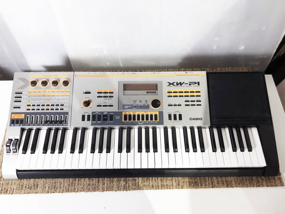Casio XW-P1 61-Key Performance Synthesizer with case Tested Working Japan
