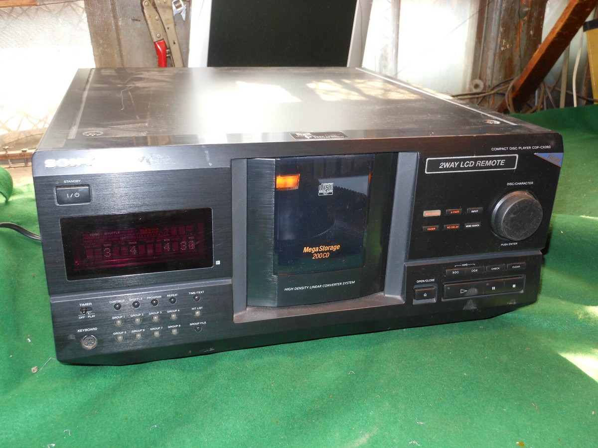 Sony CDP-CX260 CD Changer 200 disc | eBay