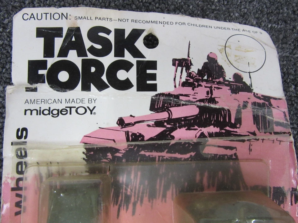 Midge Toy Task Force Metal Military Jeep, Canon & ATV 3 Pack Army Vintage Set - Image 2 of 4