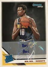 2019-20 Panini Donruss Basketball Rated Rookies Signatures #234: Bol Bol Base