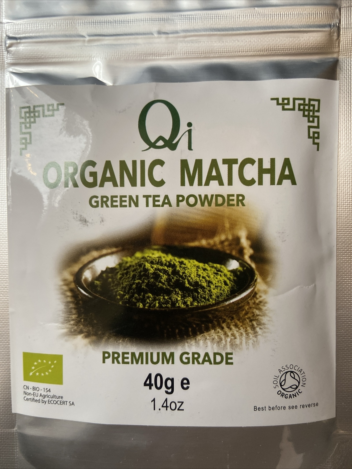 Qi Organic Matcha Green Tea Premium Grade Powder 40g RRP £15.99 eBay