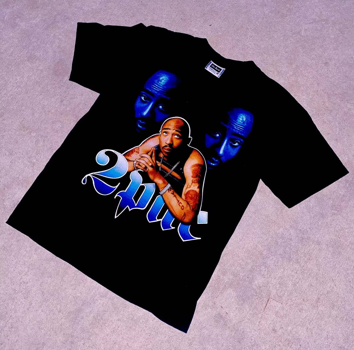 Vintage OG 90’s Tupac T-Shirt 2pac Rap Tees Double Sided Single Stitch VERY RARE