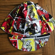 MARVEL COMICS SUPERHEROES CLASSIC RED/YELLOW TEAM CYCLING CAP NEW HAT ***