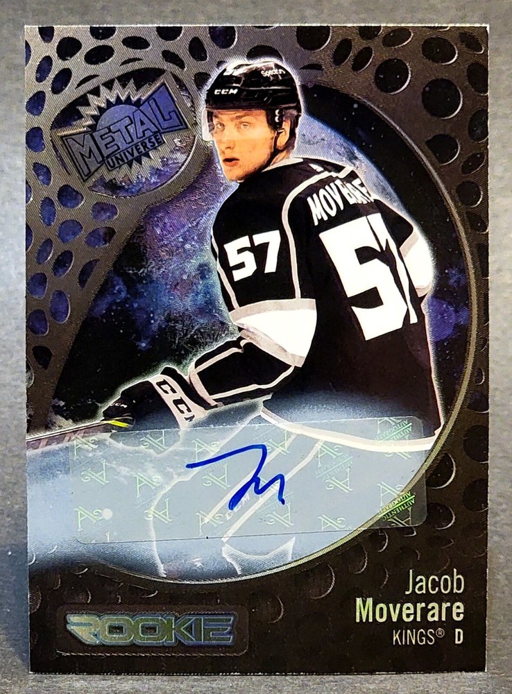 2022-23 Metal Universe Rookies Silver FX Autographs #187 Jacob Moverare 149/349