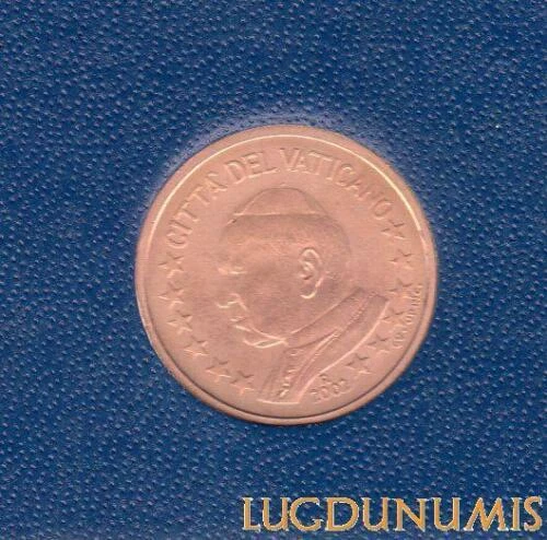 Pièces euro du Vatican pour 2 Euro année 2002