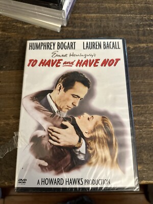 To Have and Have Not (Like New, DVD) Ernest Hemingway Thriller Excites Intrigue