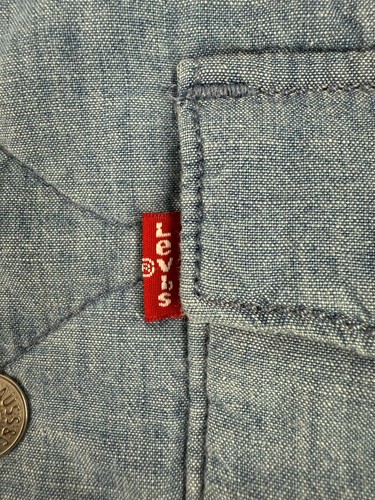 Levi's Men 100% Cotton Long Sleeve Standard Fit Idris Overshirt Blue L NWT - Picture 8 of 17