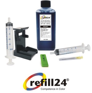 Tinta y kit para recarga de cartuchos Serie HP 301 301xl Negro 250ml | eBay