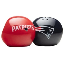 Boelter NFL New England Patriots Home and Away Salt and Pepper Shakers