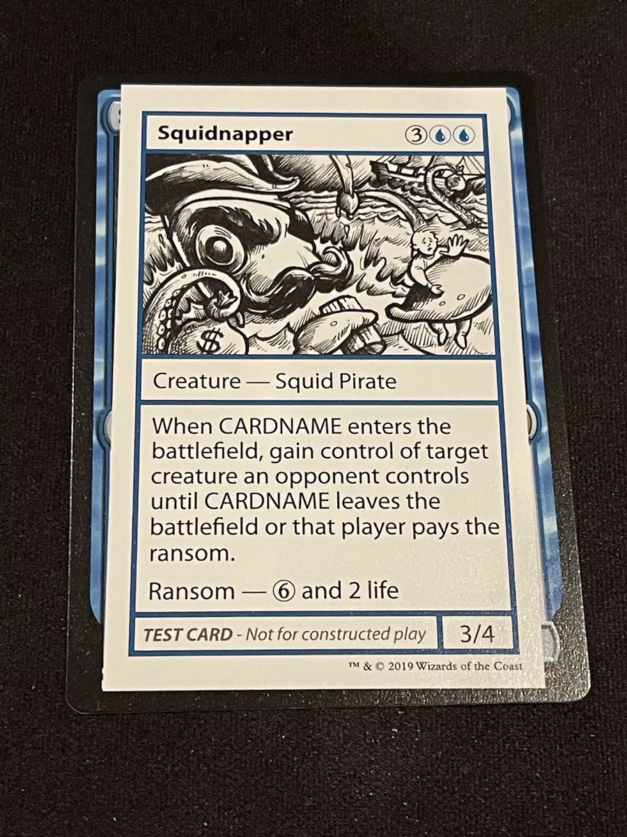 Squidnapper Magic the Gathering MTG Mystery Booster Convention Test Card NM