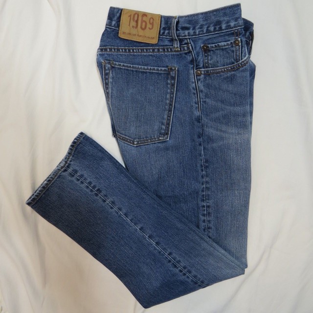 GAP 1969 * Standard Fit Blue Jeans Denim * Mens Size 28 / 30 for sale online