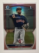 2023 Bowman Chrome Dayan Frias Rose Gold Refractor /10 Guardians BCP-26