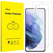 JETech Screen Protector Compatible with Samsung Galaxy S21 5G 6.2-Inch, 2-Pack