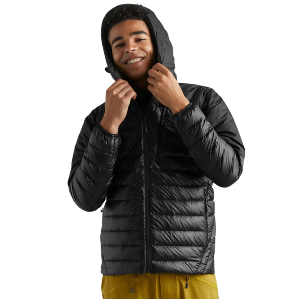 Outdoor Research Helium Down Hoodie Hombre Chaqueta de Invierno, Negra, XX-Grande Foto 4 de 4