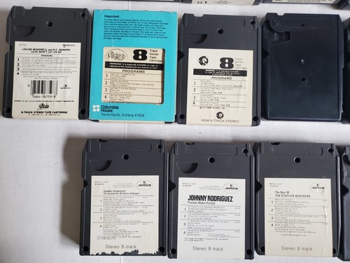 8 Eight Track Tapes Lot 25 w Case Crystal Gayle Country Christmas Buck Owens Etc - Picture 11 of 22