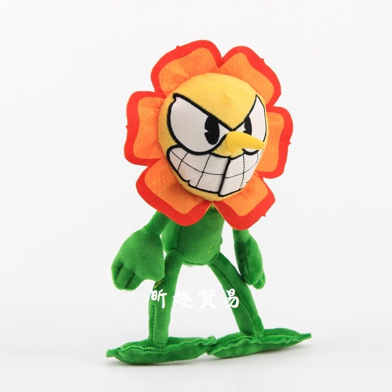 Cuphead plush cagney carnation sales