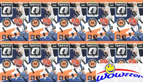 (10) 2021 Panini Donruss Optic Football EXCLUSIVE FACTORY SEALED Blaster Box