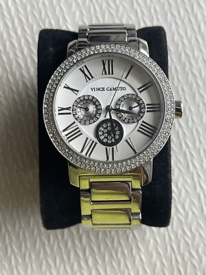 Vince Camuto Silver Women’s Watch Vince Camuto Womens Ayla Watch $$158 | eBay main image 2