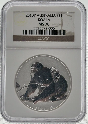 2010-P $1 Australia Koala NGC MS 70 *STL