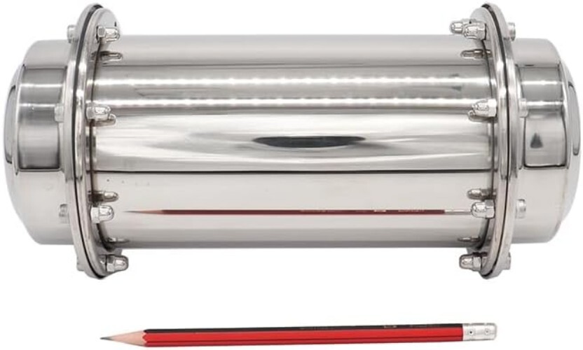 High-Capacity Stainless Steel Time Capsule - Durable