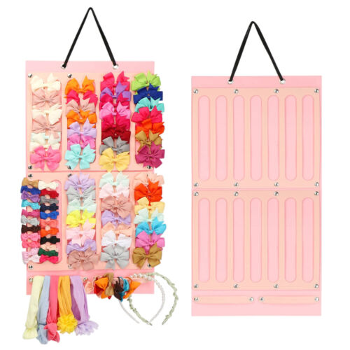 Hair Bow Holder Organizer For Girls Hair Bows Organizer Display Hanging - Picture 1 of 11