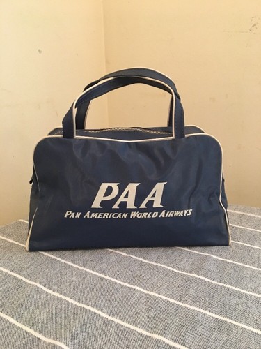 Vintage Pan American Airways Small Travel Tote 11" - Picture 1 of 7