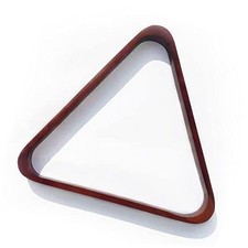 Billiard Pool Ball Racks, Holds Standard 2-1/4" Sized 8-Ball Triangle chocolate