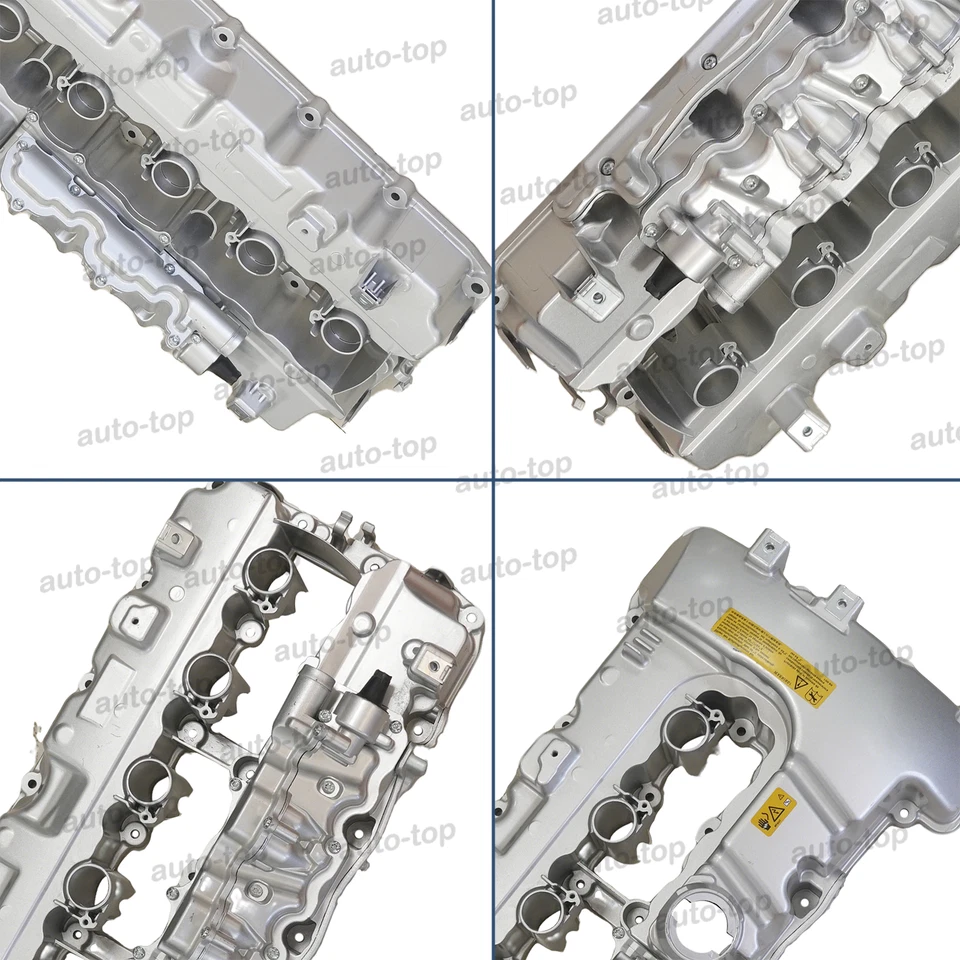 Cubierta de válvula de ALUMINIO para BMW N54 135i 335i 335xi 335is 535i xDrive 740i X6 Z4🚗 Foto 4 de 4