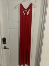 Blues & Greys Long Burgundy Maxi Dress-Women's size Medium