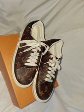 Louis Vuitton Women Sneaker Shoe SIze 40 Front Row Brown