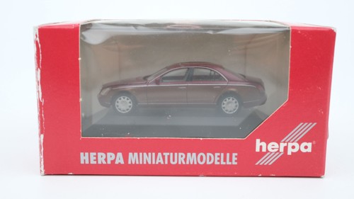 Herpa H0 101455 Maybach 57 rojo-marrón | Condition: Gebraucht