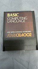 Atari BASIC Computing Language Cartridge CXL4002 Use With Console Keyboard