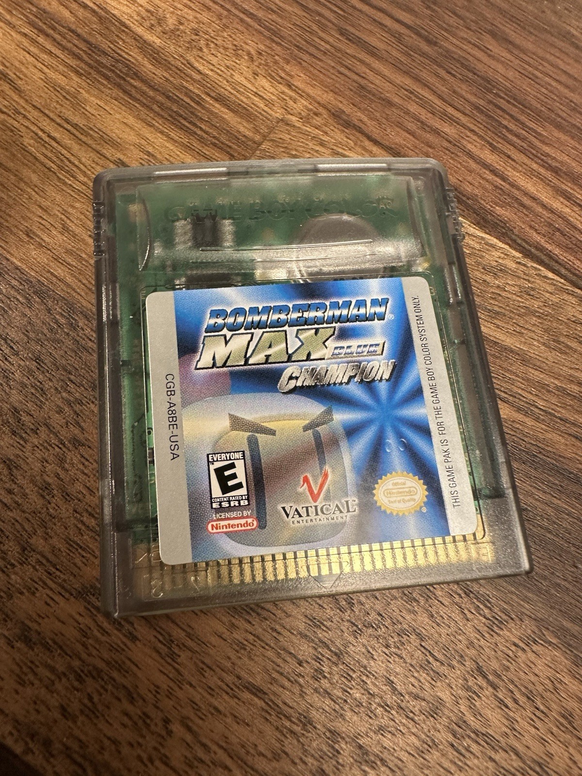 Bomberman Max Blue Champion GBC Game Boy Color CIB in Shrink