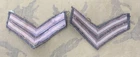 WW2 Era British Army  Corporals Cloth Stripes  / Rank Badge - Chevrons Free Post