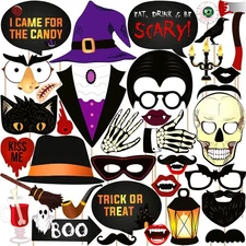 KatchOn Scary Halloween Photo Booth Props - Dracula 