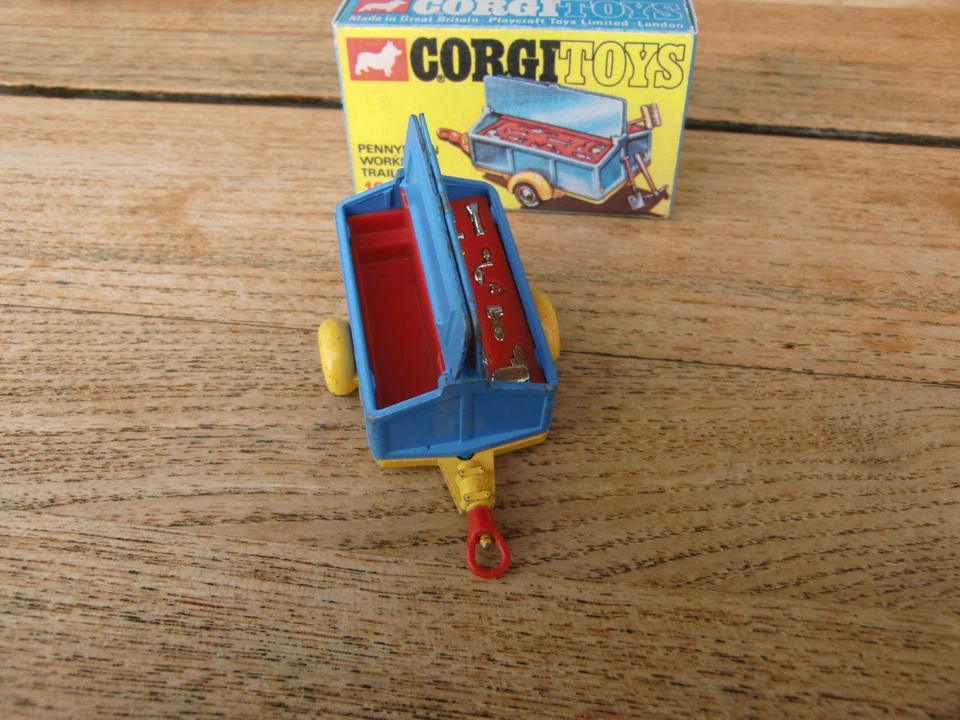 CORGI TOYS England 109 Pennyburn Workmen's Trailer Anhänger  1:43 + Repro Box - Bild 3 von 4