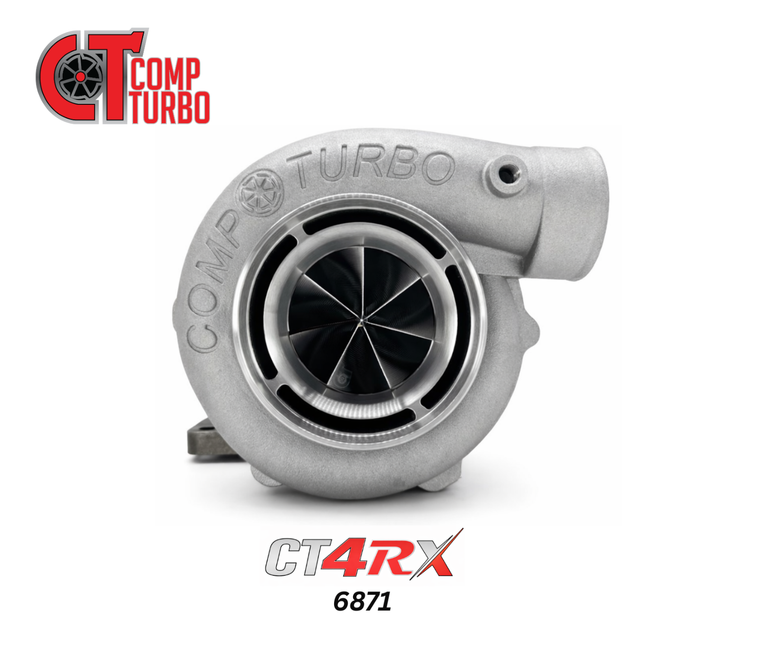 COMP TURBO CT4RX 6871 T4 TRI CERAMIC BALL BEARING OIL LUBRICATED ...