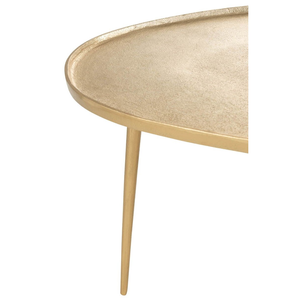 Table basse gigogne 72cm Or Vinta pour embellir un salon convivial