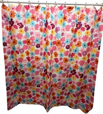Unbranded Floral Pattern 100 Polyester Shower Curtain 70" Height READ