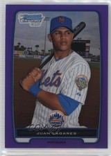 2012 Bowman Chrome Prospects Retail Purple Refractor /199 Juan Lagares 7eo