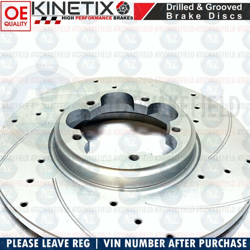 Para Ford Transit Delantero Trasero Discos de Freno Ranurados Perforados Mintex - Imagen 7 de 8