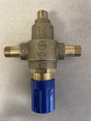 #ad PROFLO PFMVTS38 3 8quot; Thermostatic Mixing Valve Single Outlet ASSE 1070 Brass $49.99