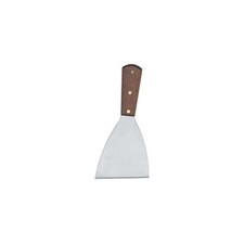 Winco TN526 Grill Scraper w/Wooden Handle | 41/2 x 3/8