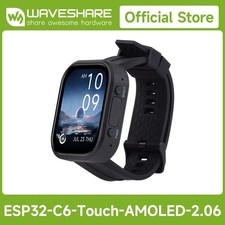 Waveshare ESP32-C6 2.06inch AMOLED Touch Watch Development Board, 410 502