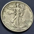 1920s Walking Liberty Silver Half Dollar 50C | Walker Coin - 90% Silver