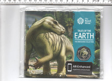 2020 IGUANODON TALES OF THE EARTH COLOURED DIANOSAUR  FIFTY PENCE  (672)