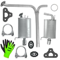 SchalldäMpferset Auspuff FüR Honda Accord 7 VII Limousine 2.4 (2003-2008)