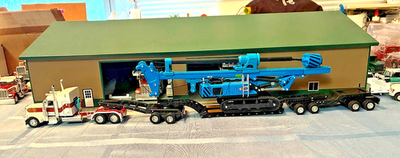 #ad #ad DCP Pete Custom Built Trailer With Pilon Drilling Rig 1 64 $429.00